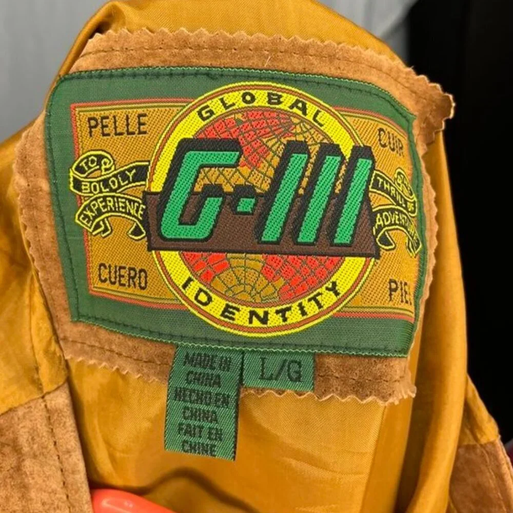 Vintage Global Identity G-III Leather Vest – Size L/G – Good Condition